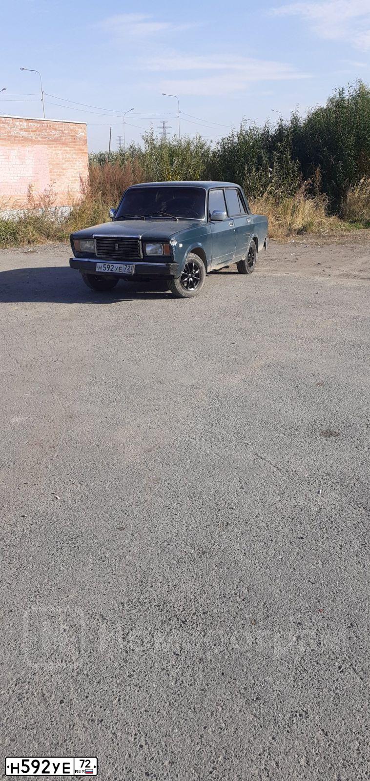 Фото автомобиля LADA 2107 LADA, 2002 — госномер Н592УЕ72. Цвет: сине-зеленый