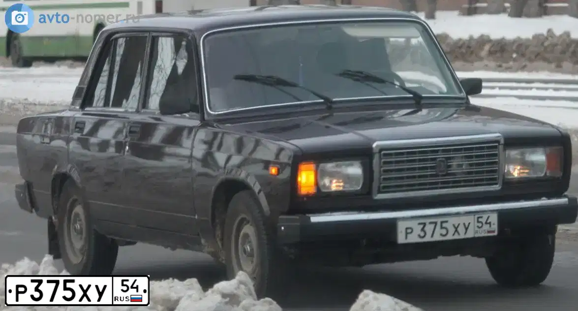 Фото автомобиля LADA 2107, 2009 — госномер О681ТЕ154