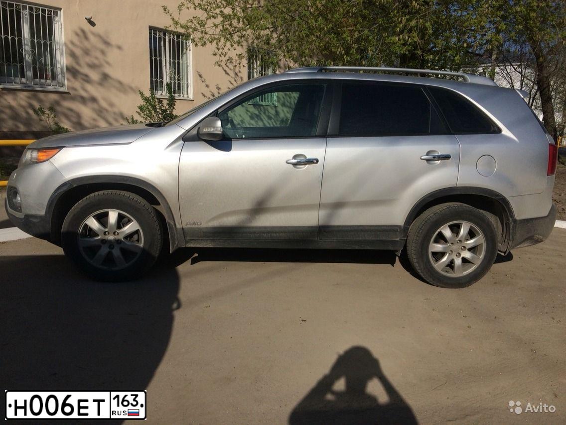Фото автомобиля KIA SORENTO, 2012 — госномер Н006ЕТ163. Цвет: СЕРЕБРИСТЫЙ