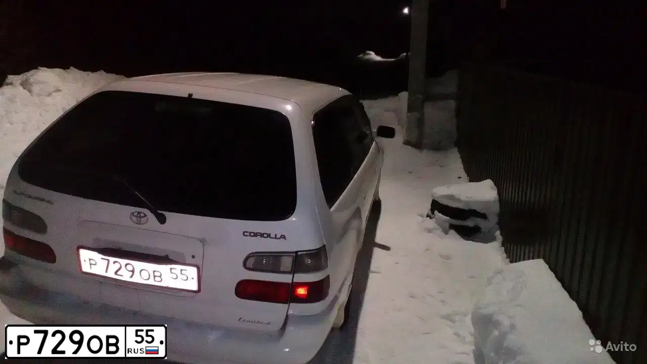 Фото автомобиля ТОЙОТА КОРОЛЛА, 1999 — госномер Р729ОВ55