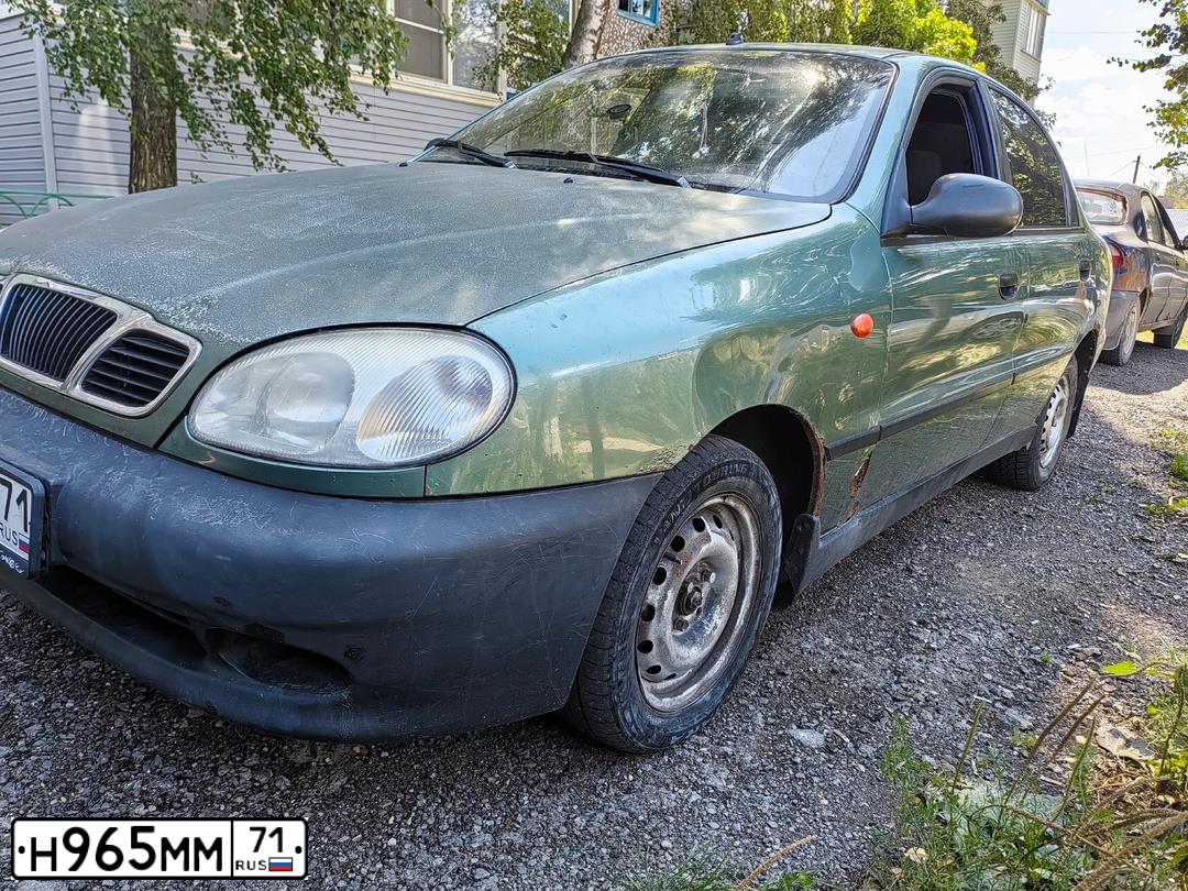Фото автомобиля ZAZ SENS, 2008 — госномер Н965ММ71. Цвет: ЗЕЛЕНЫЙ