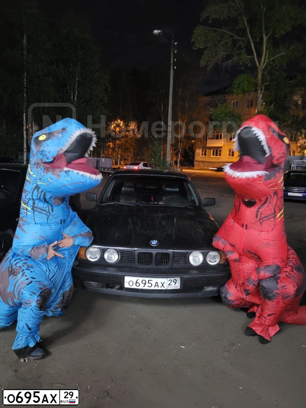 Фото автомобиля BMW SERIE 5, 1994 — госномер О695АХ29. Цвет: ЧЕРНЫЙ
