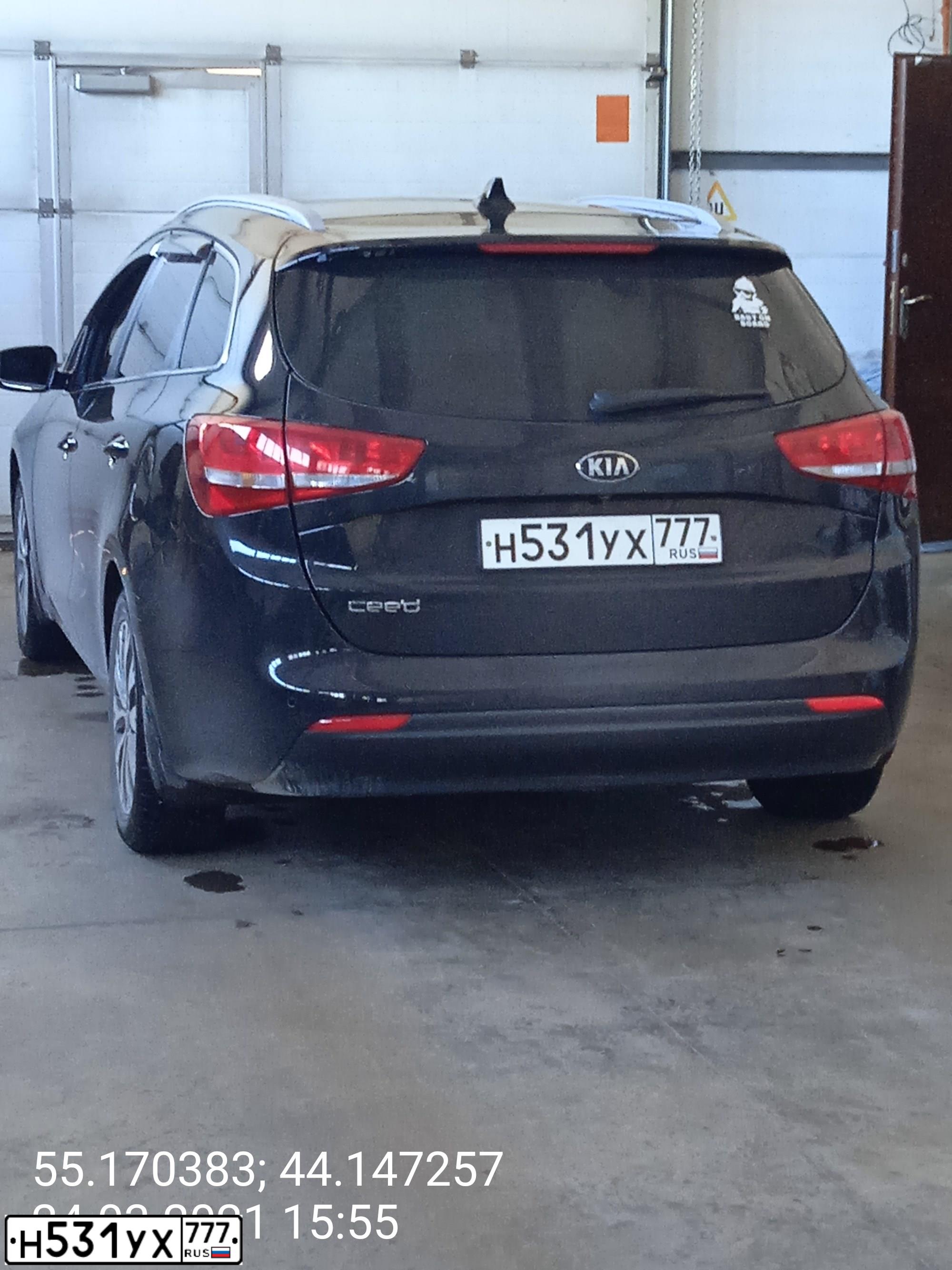 Фото автомобиля KIA CEED JD, 2017 — госномер А465ТУ252