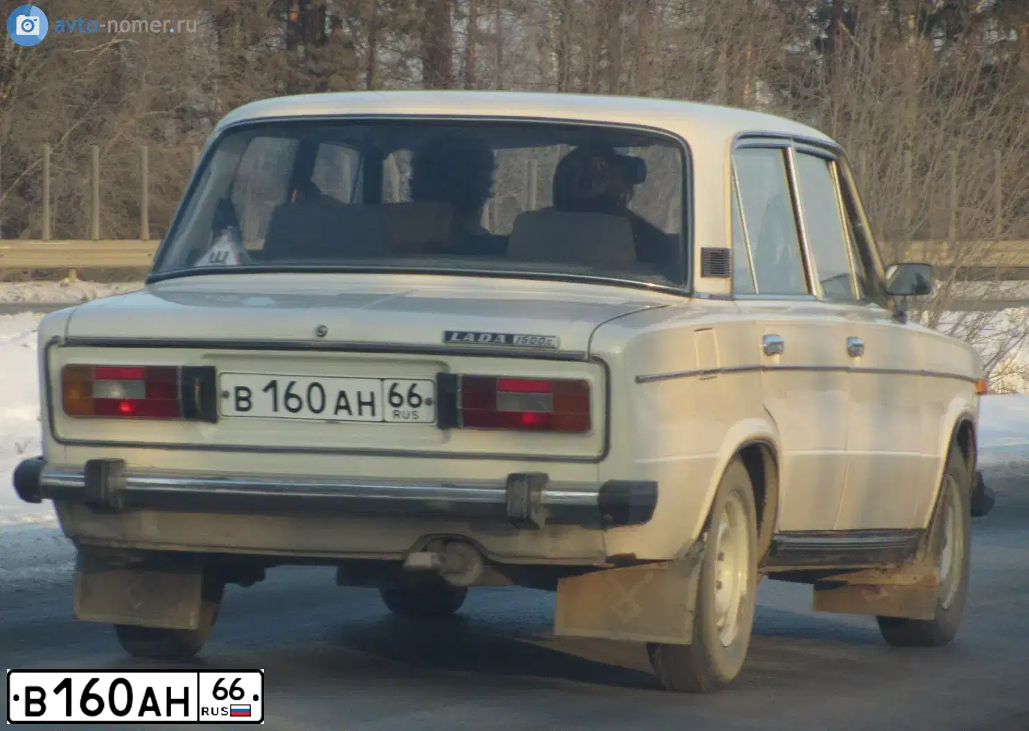 Фото автомобиля LADA 2106, 1988 — госномер В160АН66. Цвет: БЕЛЫЙ