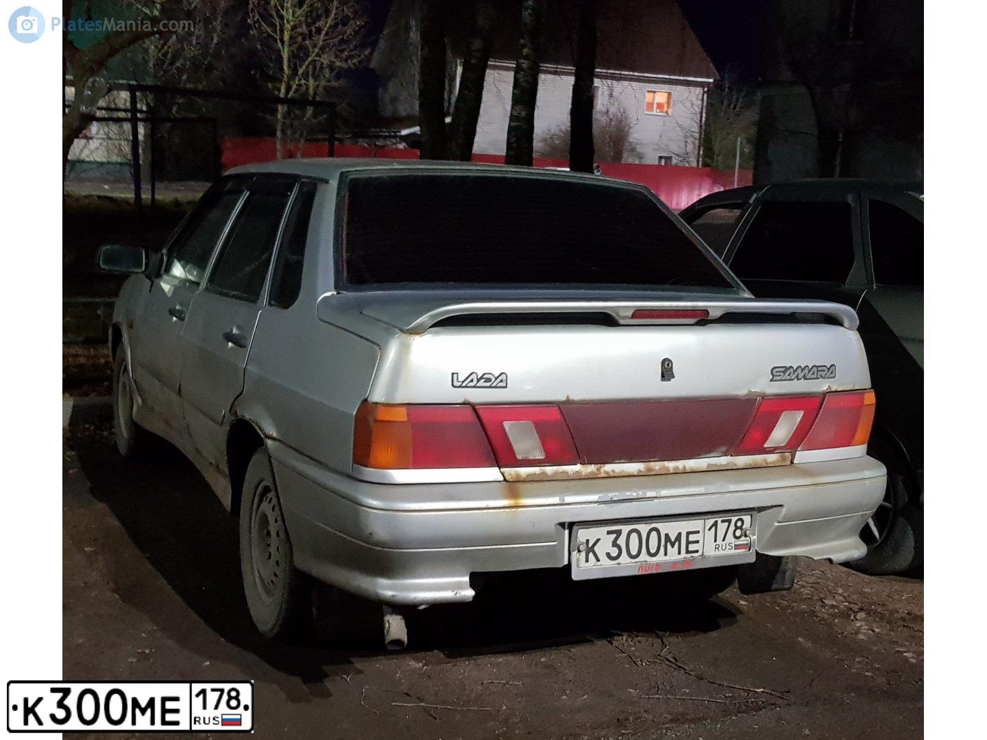 Фото автомобиля LADA 2115 SAMARA, 2009 — госномер А363СК178. Цвет: Светло-Серебристый металлик