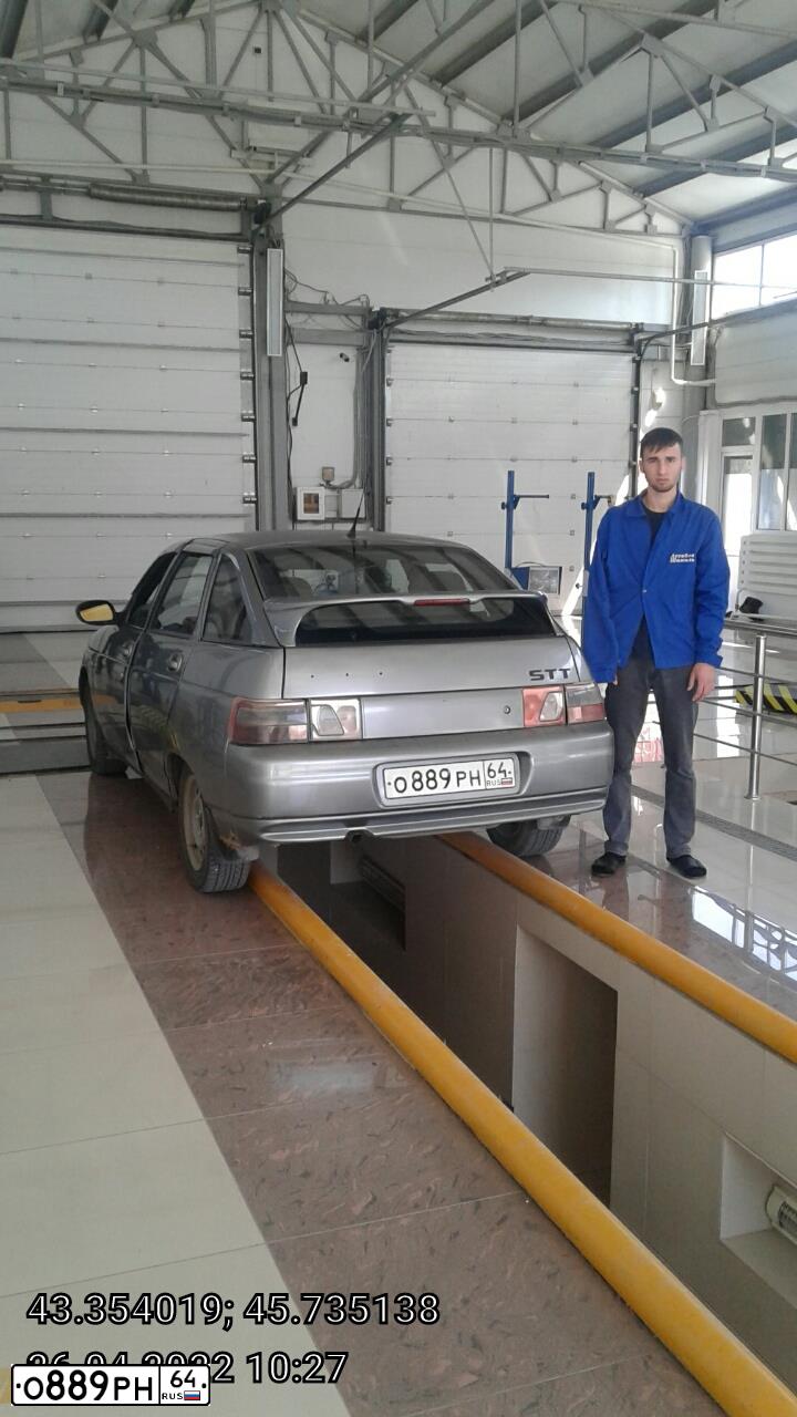 Фото автомобиля LADA 2112, 2006 — госномер К839ЕР95. Цвет: средний серо-зеленый металлик