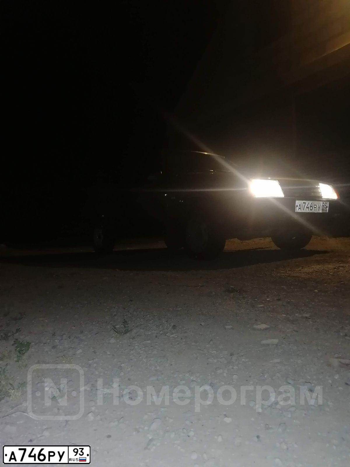 Фото автомобиля LADA 2109 SAMARA, 1999 — госномер А746РУ93. Цвет: СЕРЫЙ