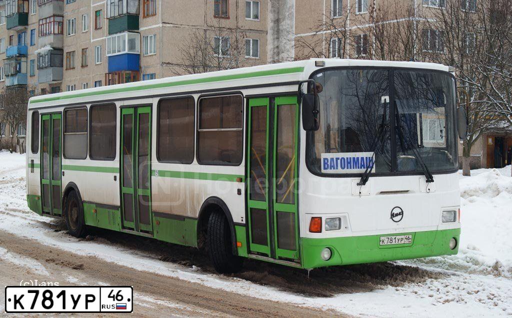 Фото автомобиля LIAZ 5256, 2008 — госномер К781УР46. Цвет: белый зеленый