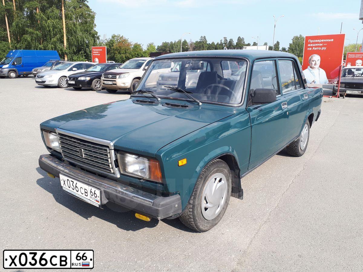 Фото автомобиля LADA 2107 LADA, 2006 — госномер М869ЕЕ196. Цвет: сине-зеленый