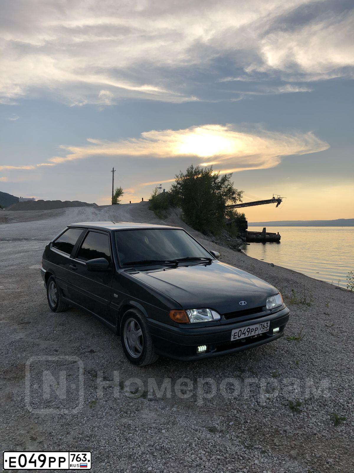 Фото автомобиля LADA 2113 SAMARA, 2011 — госномер О405РУ163. Цвет: СЕРО-СИНЕ-ЗЕЛЕНЫЙ