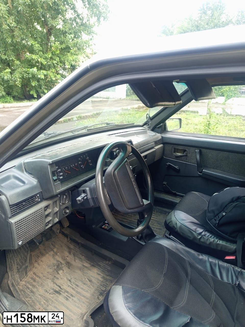 Фото автомобиля LADA 2109 SAMARA, 2001 — госномер Н158МК24. Цвет: ЗЕЛЕНЫЙ