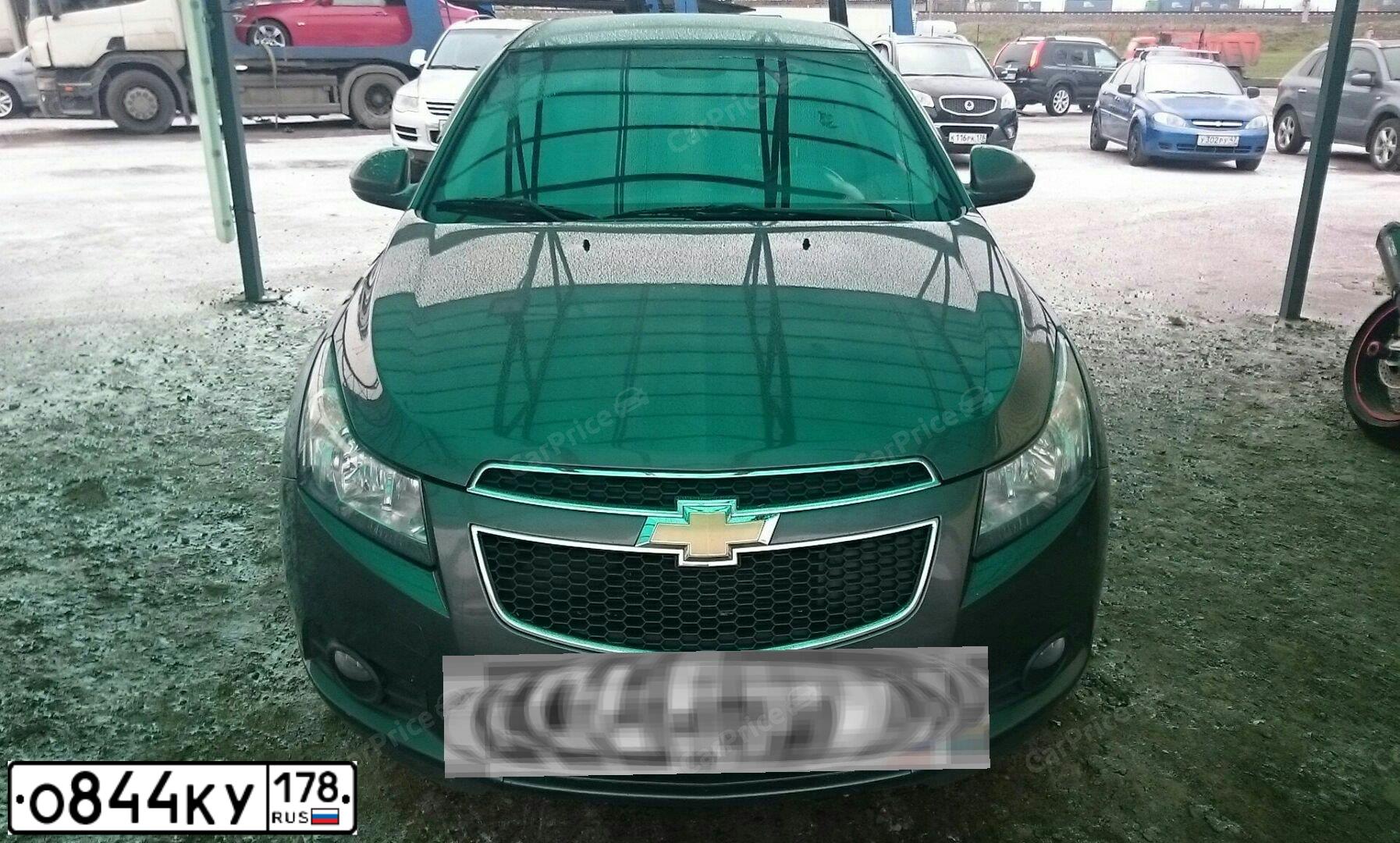 Фото автомобиля CHEVROLET CRUZE, 2010 — госномер О844КУ178. Цвет: СЕРЫЙ МЕТАЛЛИК
