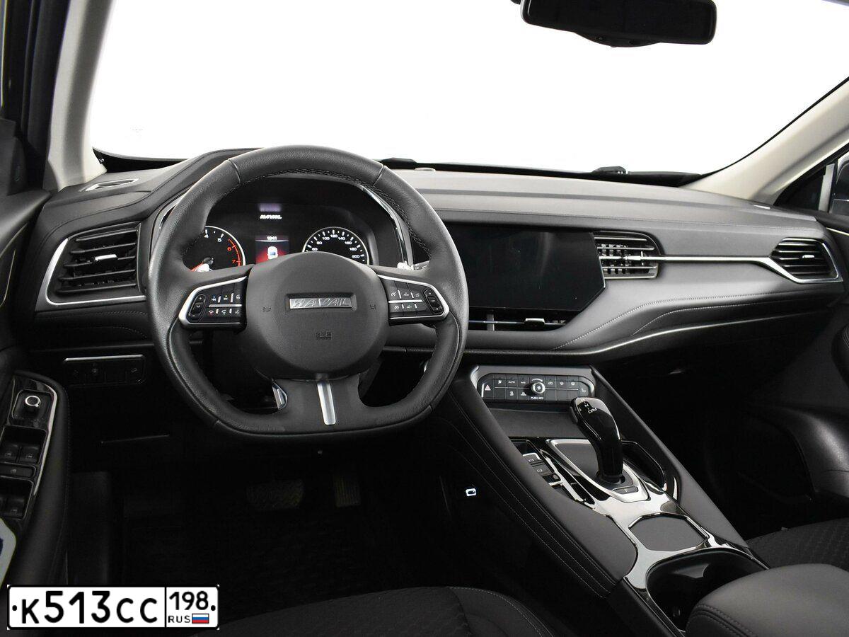 Фото автомобиля HAVAL F7, 2021 — госномер М418СН198. Цвет: ЧЕРНЫЙ