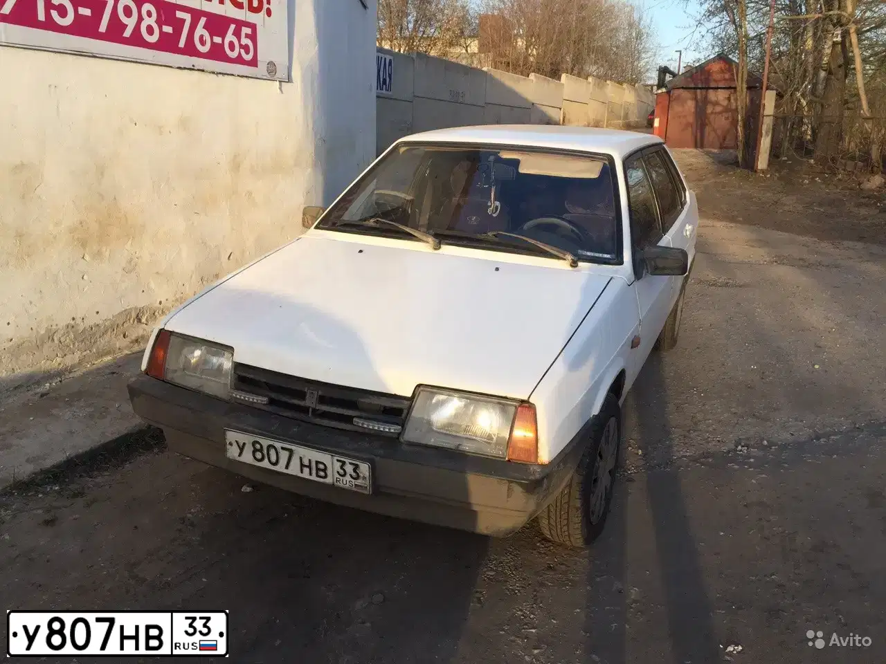 Фото автомобиля LADA 2109 SAMARA, 1994 — госномер Т678НТ33. Цвет: БЕЛЫЙ