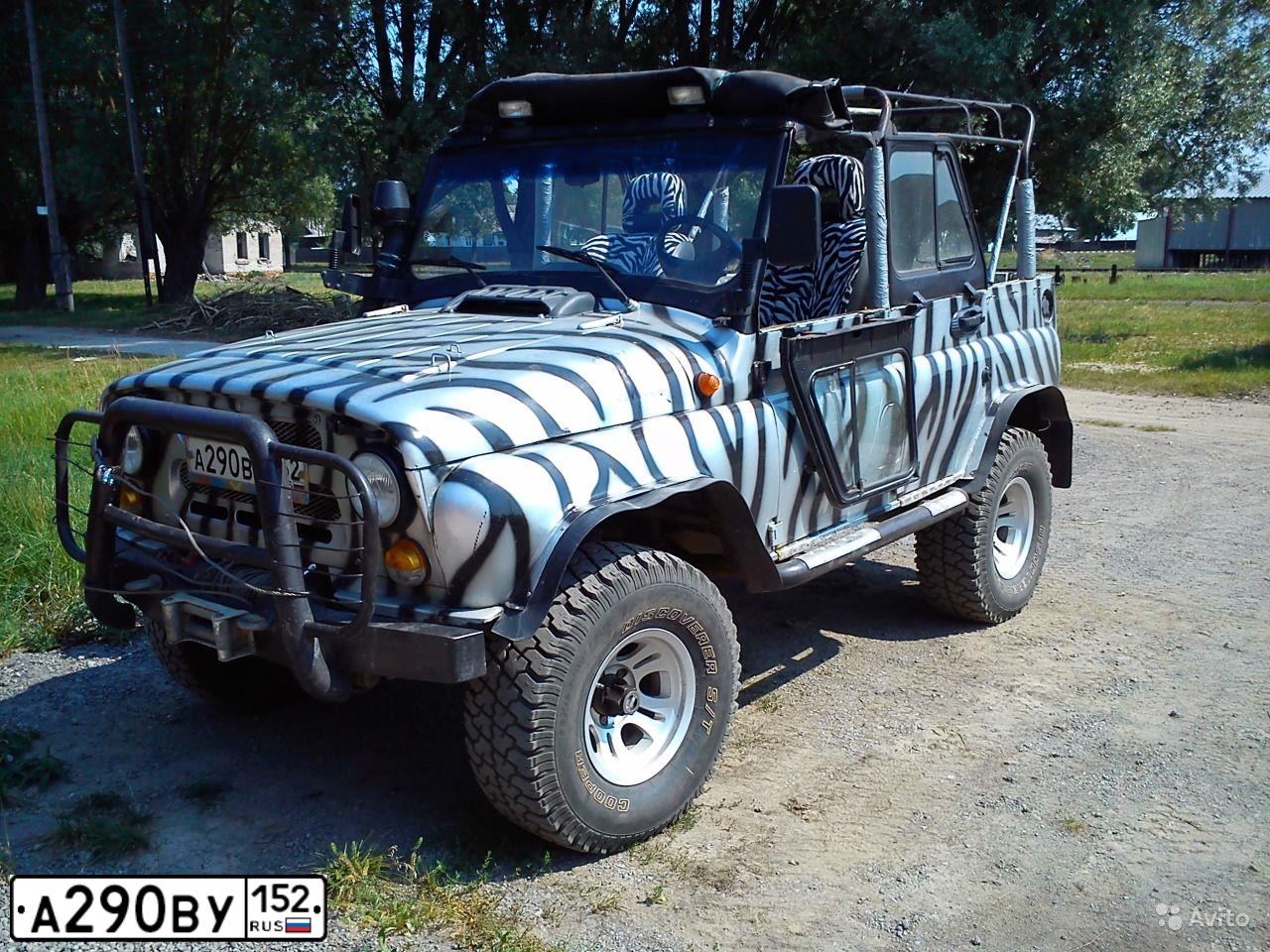 Фото автомобиля UAZ 3151 / HUNTER, 2000 — госномер А290ВУ152. Цвет: СВЕТЛО-СЕРЫЙ
