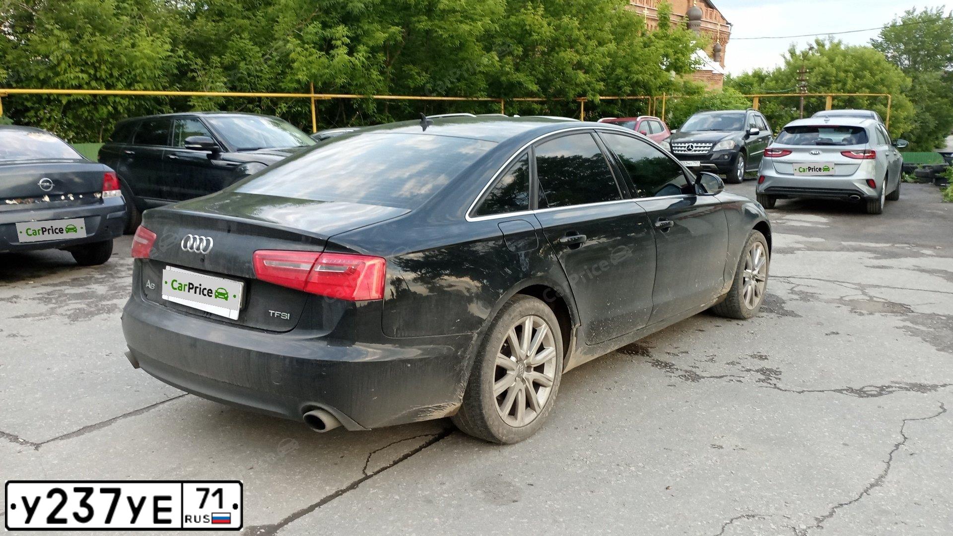 Фото автомобиля AUDI A6, 2012 — госномер В600СУ197. Цвет: ЧЕРНЫЙ