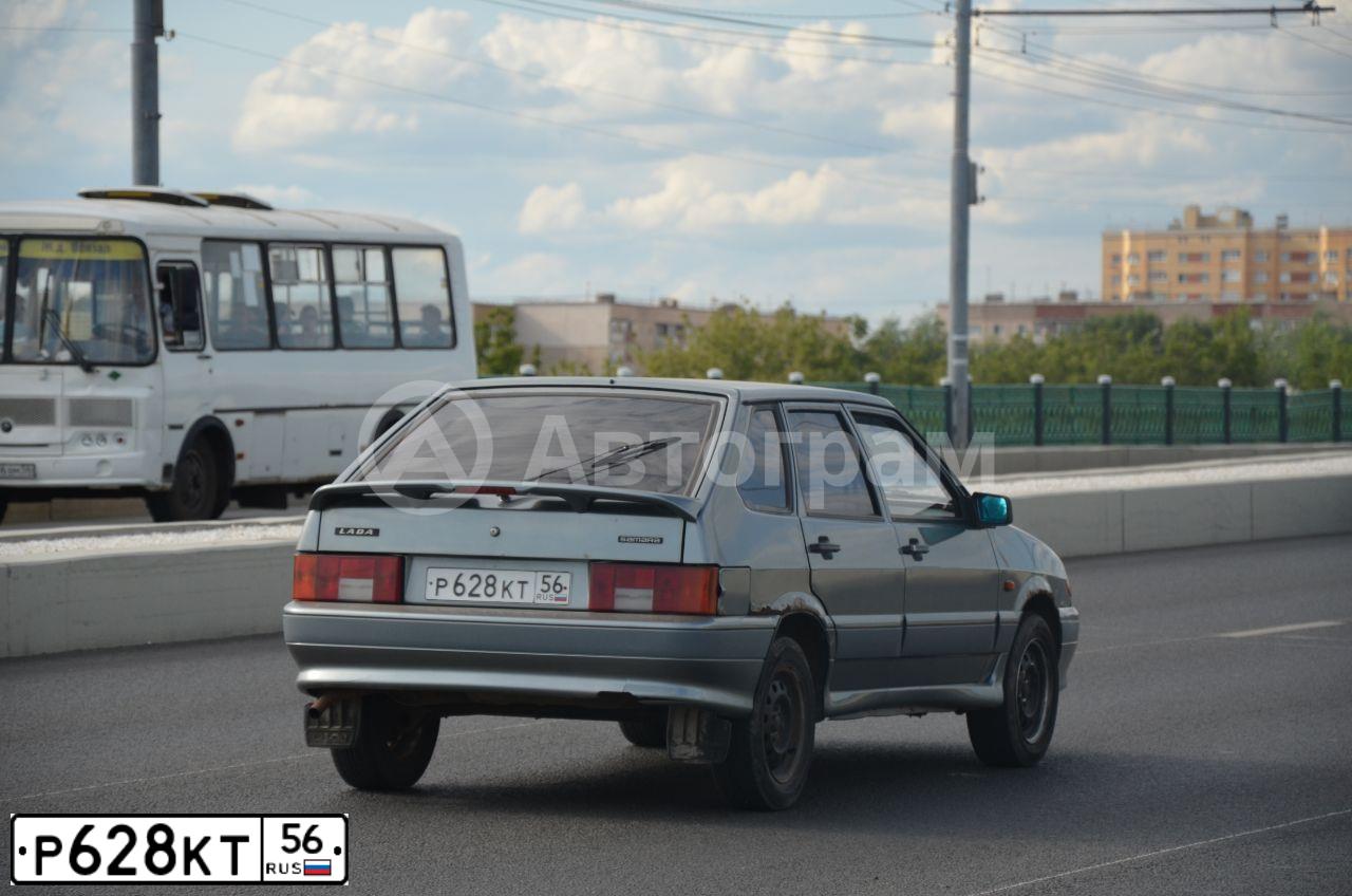 Фото автомобиля LADA 2114 SAMARA, 2006 — госномер Р628КТ56. Цвет: СРЕДНИЙ СЕРО-ЗЕЛЕНЫЙ МЕТАЛЛИК