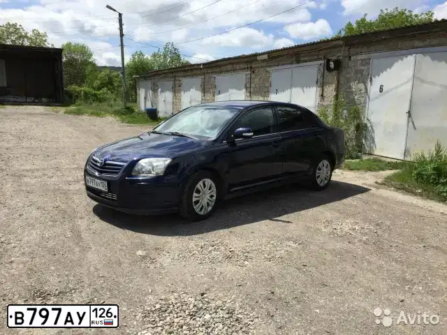 Фото автомобиля TOYOTA AVENSIS, 2006 — госномер М311КН142. Цвет: ТЕМНО-СИНИЙ