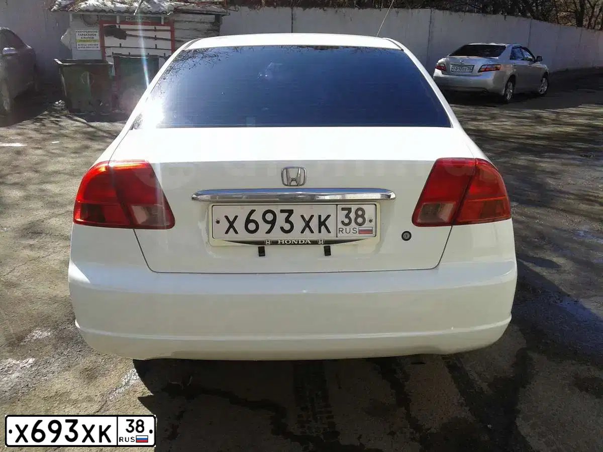 Фото автомобиля HONDA CIVIC, 2002 — госномер В847КХ138