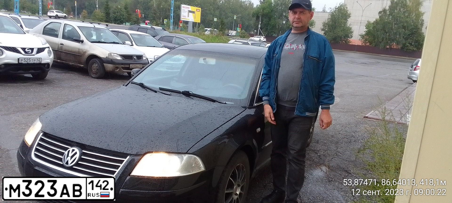Фото автомобиля VOLKSWAGEN PASSAT, 2001 — госномер Р378РВ154