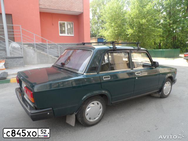 Фото автомобиля LADA 2107, 2006 — госномер С845ХО52. Цвет: Темно-зеленый