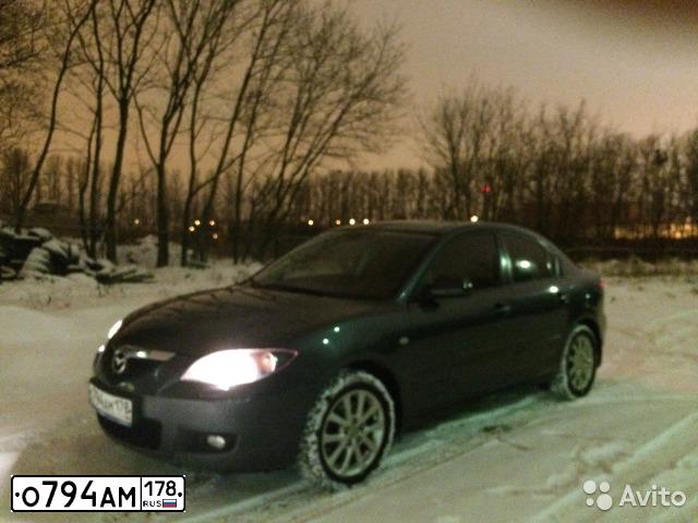 Фото автомобиля MAZDA 3, 2008 — госномер О794АМ178. Цвет: СЕРЫЙ