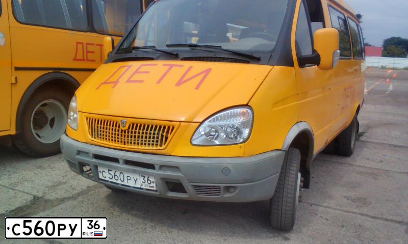 Фото автомобиля GAZ 3221 EL, 2009 — госномер У368МВ136. Цвет: Белый