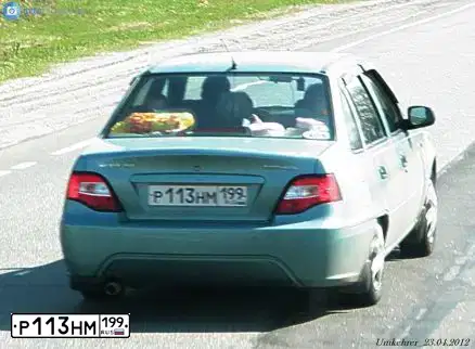 Фото автомобиля DAEWOO NEXIA, 2008 — госномер М303ЕХ797. Цвет: ЗЕЛЕНАЯ ГЛАЗУРЬ