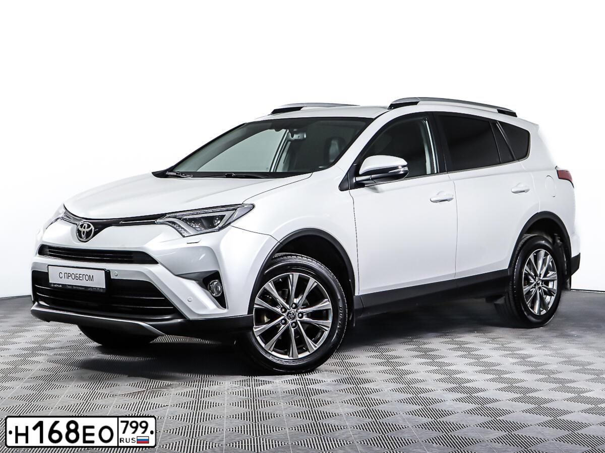Фото автомобиля TOYOTA RAV4, 2018 — госномер Н168ЕО799. Цвет: БЕЛЫЙ
