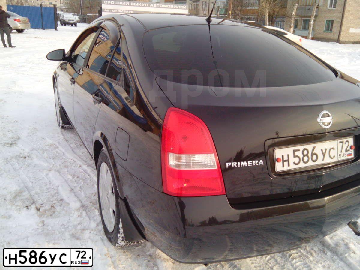 Фото автомобиля НИССАН ПРИМЕРА 1.8 КОМФОРТ, 2006 — госномер А329МВ172. Цвет: ЧЕРНЫЙ