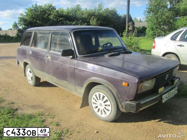 Фото автомобиля LADA 2104, 2000 — госномер С433ОВ69. Цвет: ФИОЛЕТОВЫЙ
