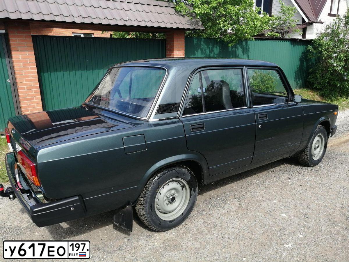 Фото автомобиля LADA 2107, 2010 — госномер О441ХХ799. Цвет: сине-зеленый