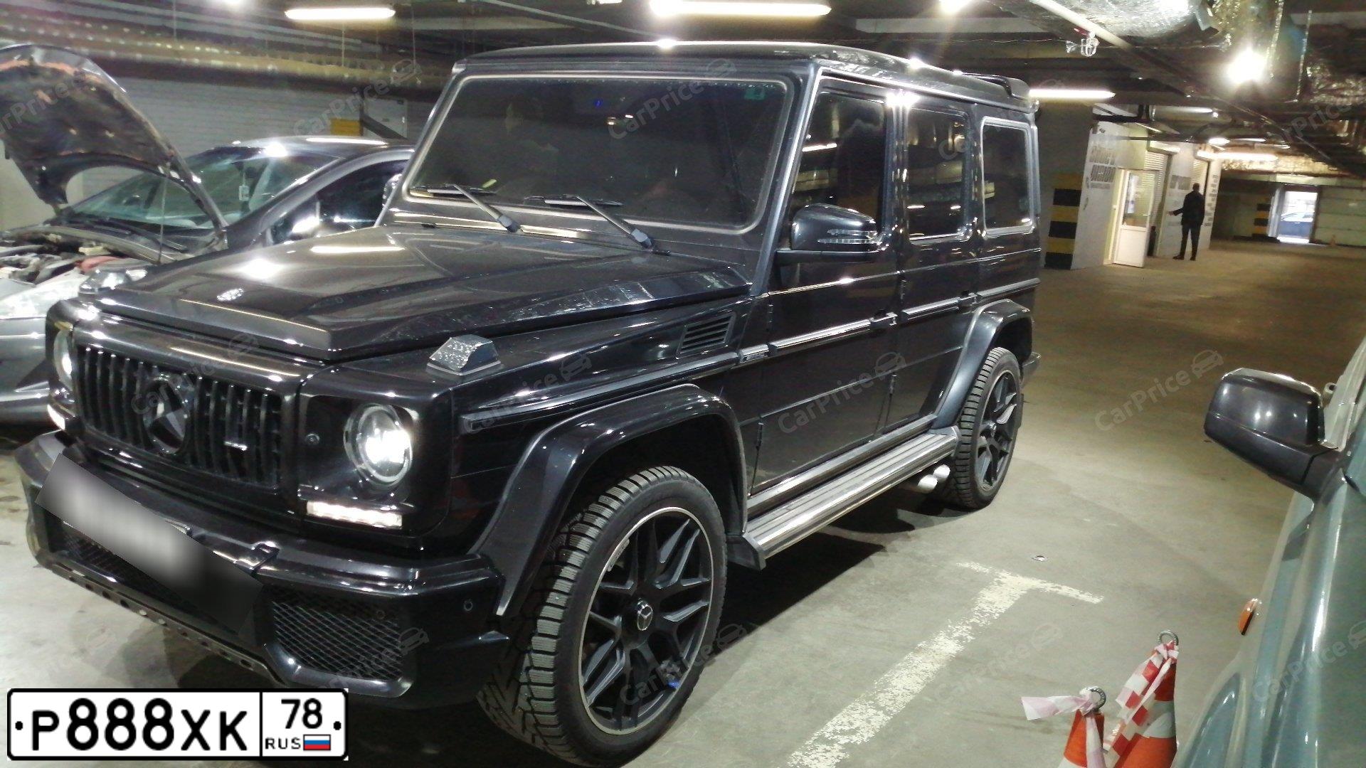 Фото автомобиля MERCEDES G-KLASSE, 2016 — госномер Х111АМ56. Цвет: ЧЕРНЫЙ
