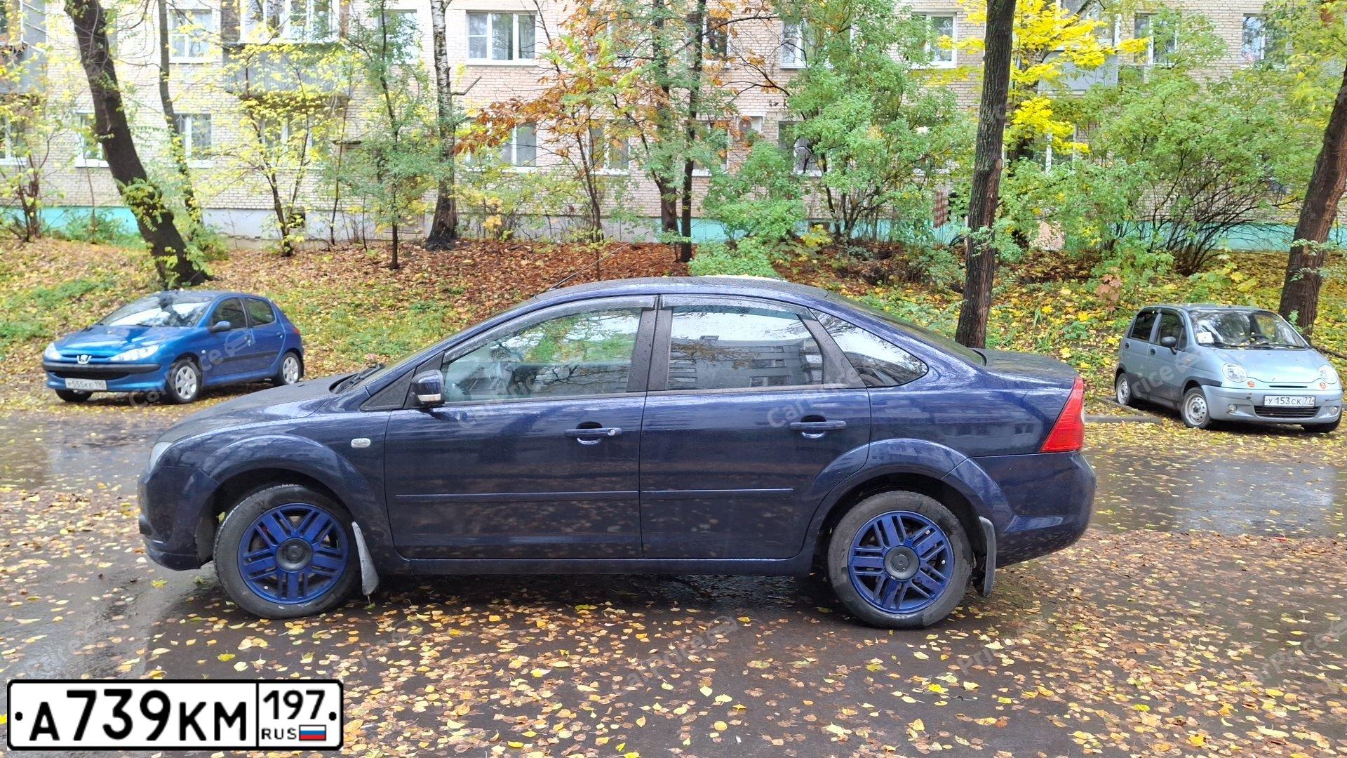 Фото автомобиля FORD FOCUS, 2007 — госномер А739КМ197. Цвет: ЧЕРНЫЙ