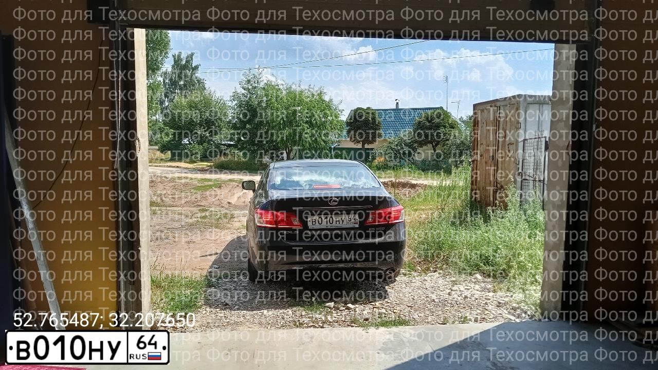 Фото автомобиля LEXUS ES, 2010 — госномер В010НУ64. Цвет: ЧЕРНЫЙ