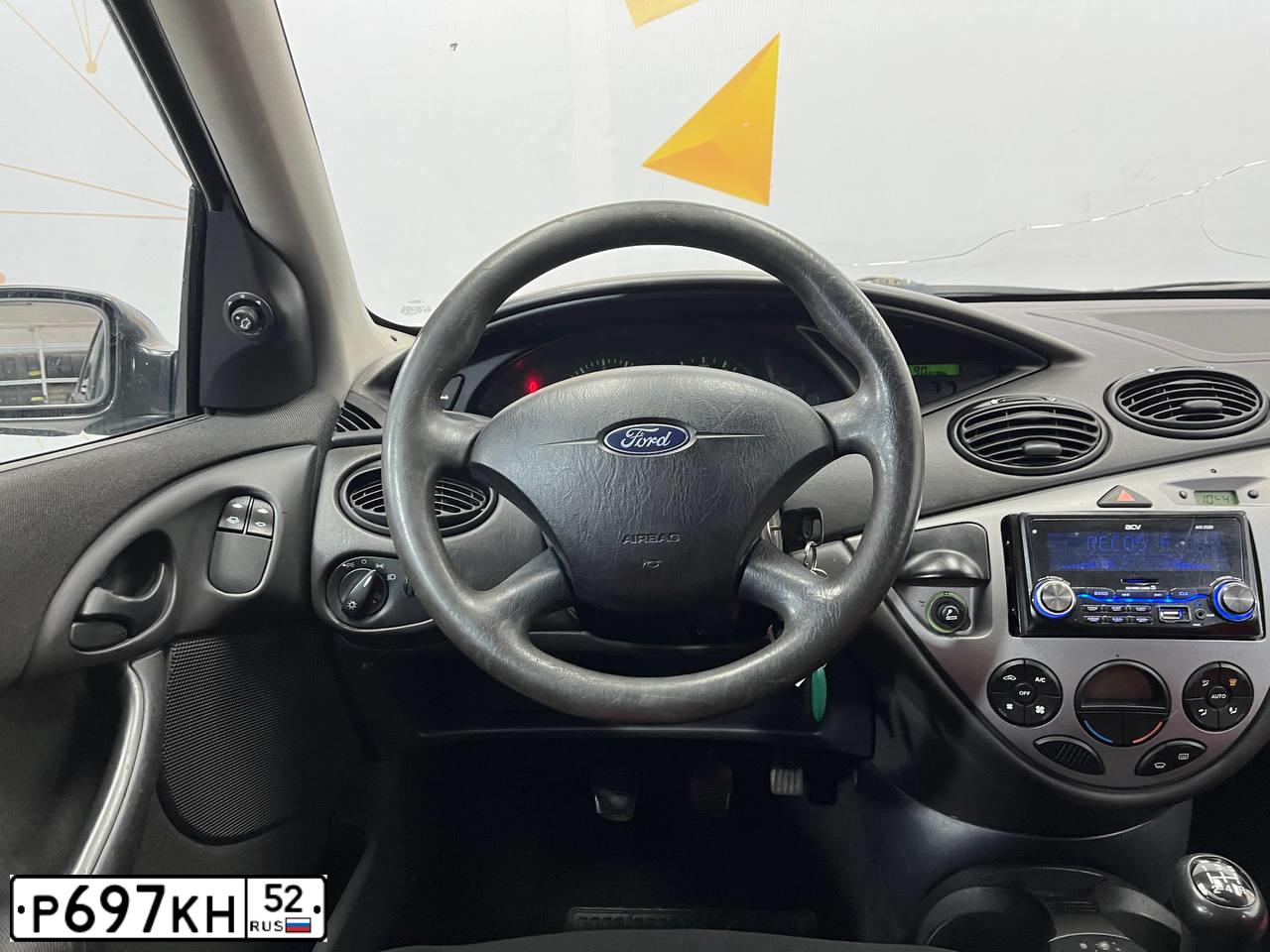 Фото автомобиля FORD FOCUS, 2005 — госномер Р109МТ71. Цвет: ЧЕРНЫЙ