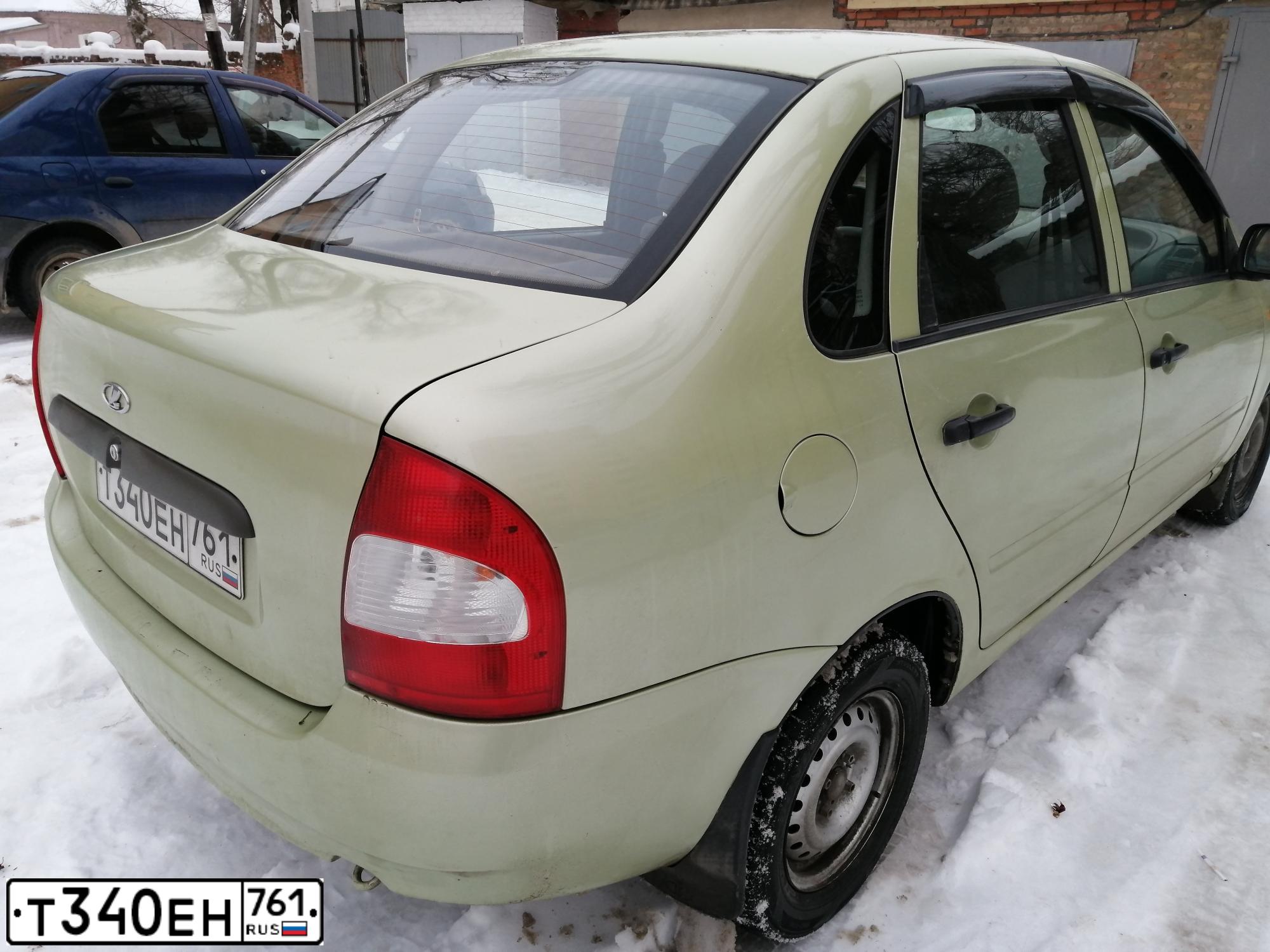Фото автомобиля LADA 1118 KALINA, 2006 — госномер Т340ЕН761. Цвет: СВЕТЛО-ЗЕЛЕНЫЙ ПЕРЛАМУТР