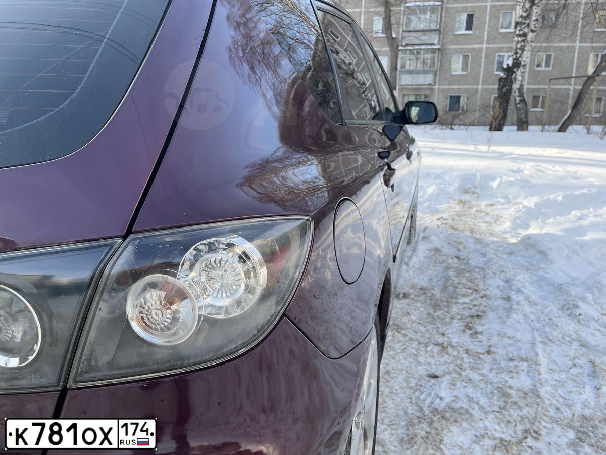 Фото автомобиля MAZDA 3, 2007 — госномер Х933КА196. Цвет: КРАСНЫЙ