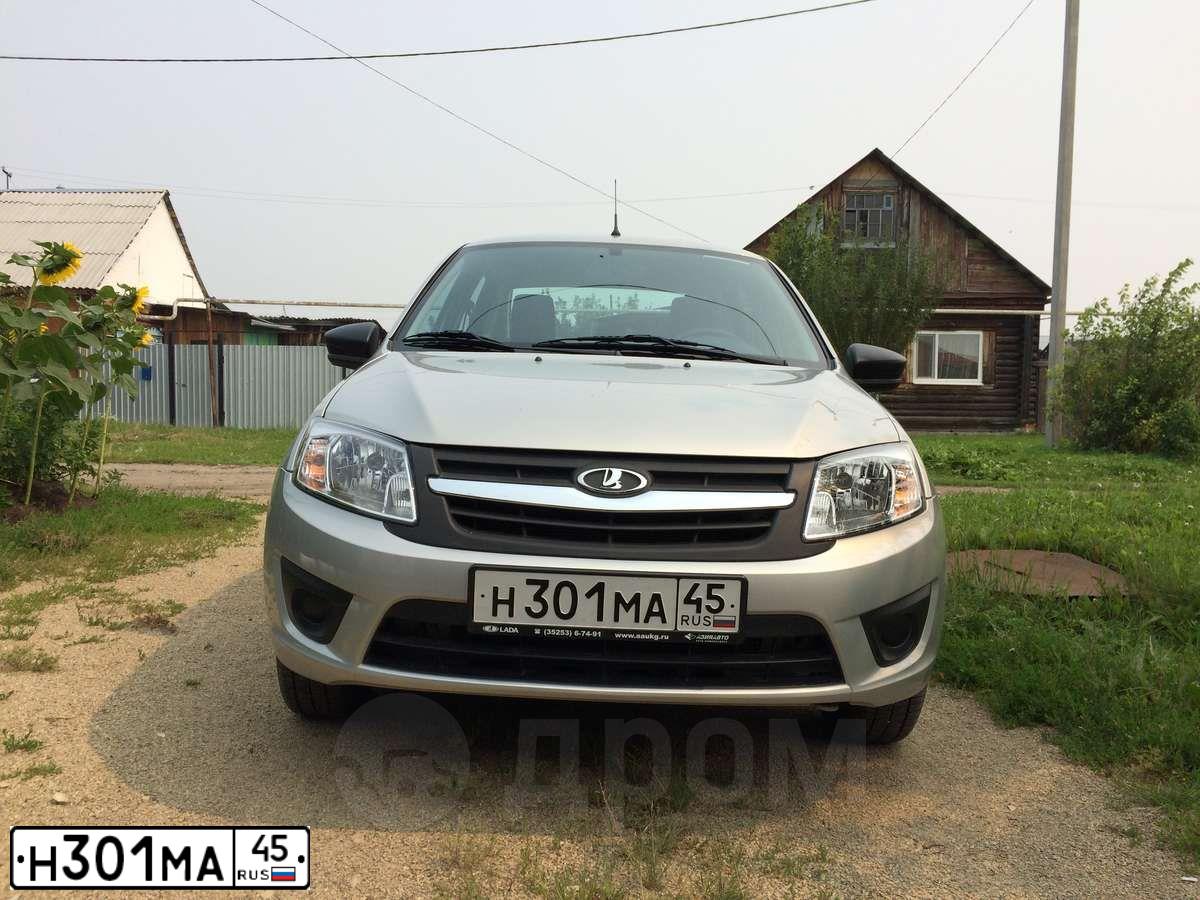 Фото автомобиля LADA 2190 GRANTA, 2015 — госномер Н301МА45. Цвет: СЕРЕБРИСТЫЙ