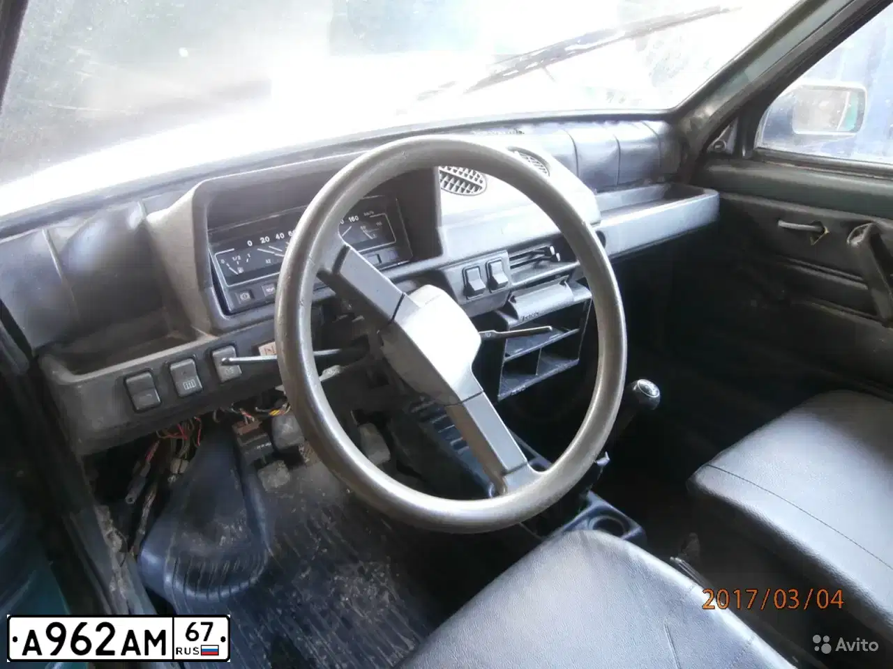 Фото автомобиля SEAZ OKA, 1999 — госномер А962АМ67. Цвет: ЗЕЛЕНЫЙ САД