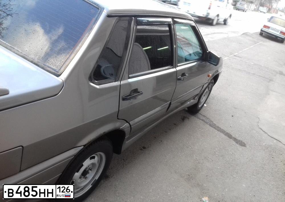 Фото автомобиля LADA 2115 SAMARA, 2008 — госномер В485НН126. Цвет: СЕРЕБРИСТО-КОРИЧНЕВЫЙ