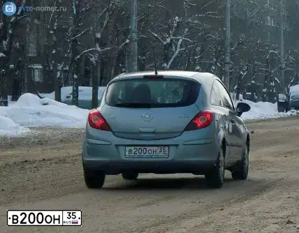 Фото автомобиля OPEL CORSA, 2007 — госномер М494ХР76. Цвет: СЕРЫЙ