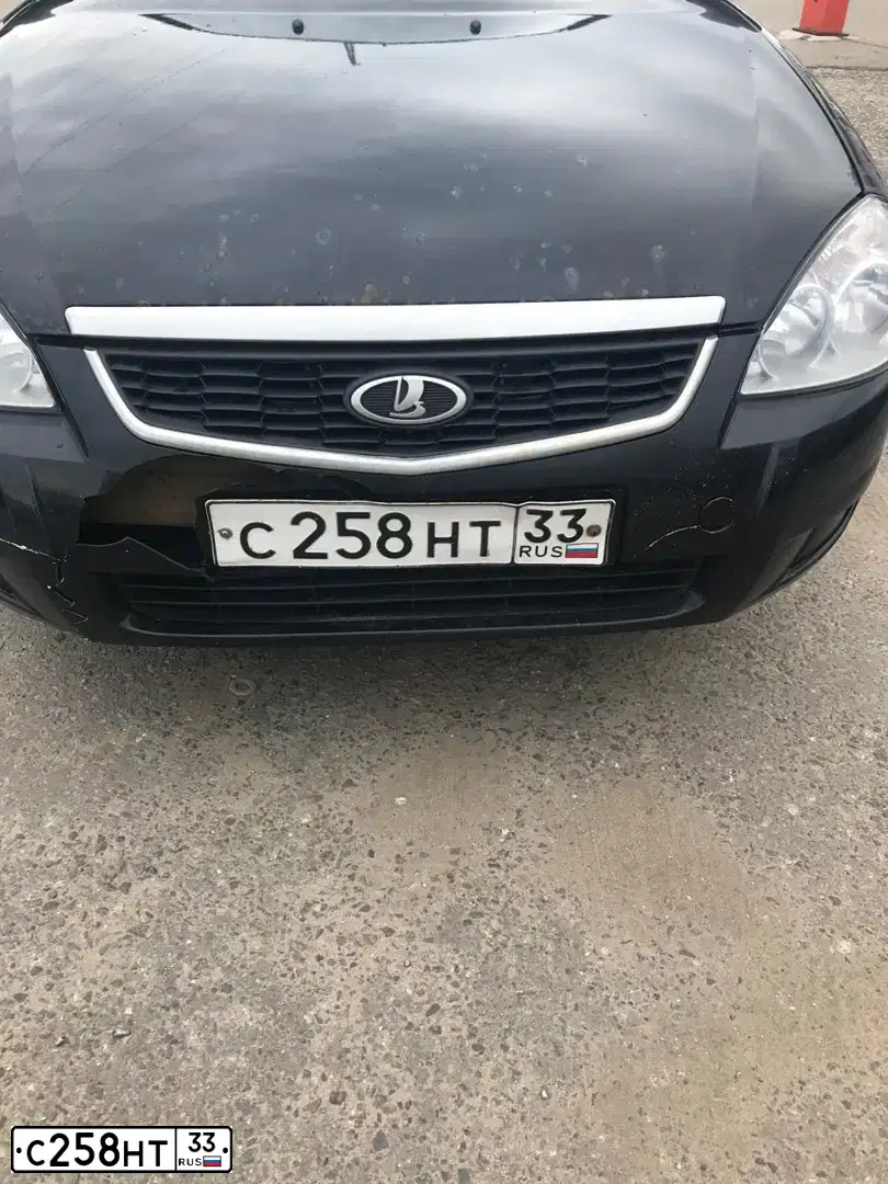 Фото автомобиля LADA 2172 PRIORA, 2013 — госномер С258НТ33. Цвет: СИНЕ-ЧЕРНЫЙ
