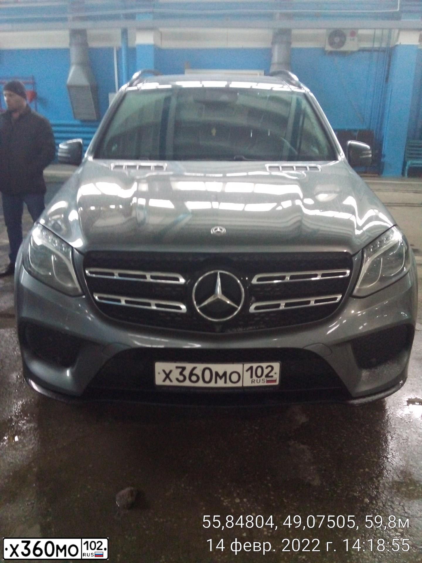 Фото автомобиля MERCEDES M-KLASSE, 2008 — госномер Е419ХН702. Цвет: СЕРО-БЕЖЕВЫЙ
