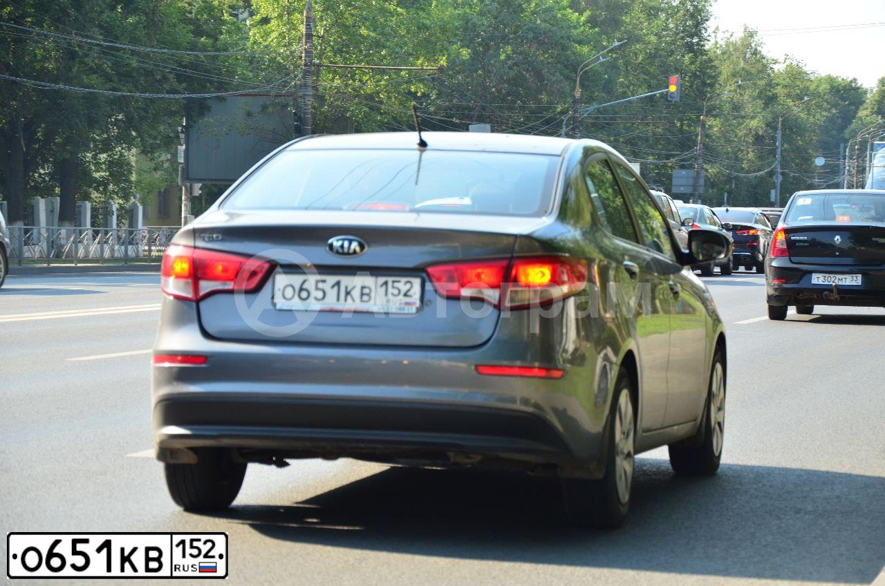 Фото автомобиля KIA RIO, 2016 — госномер У511ОВ152