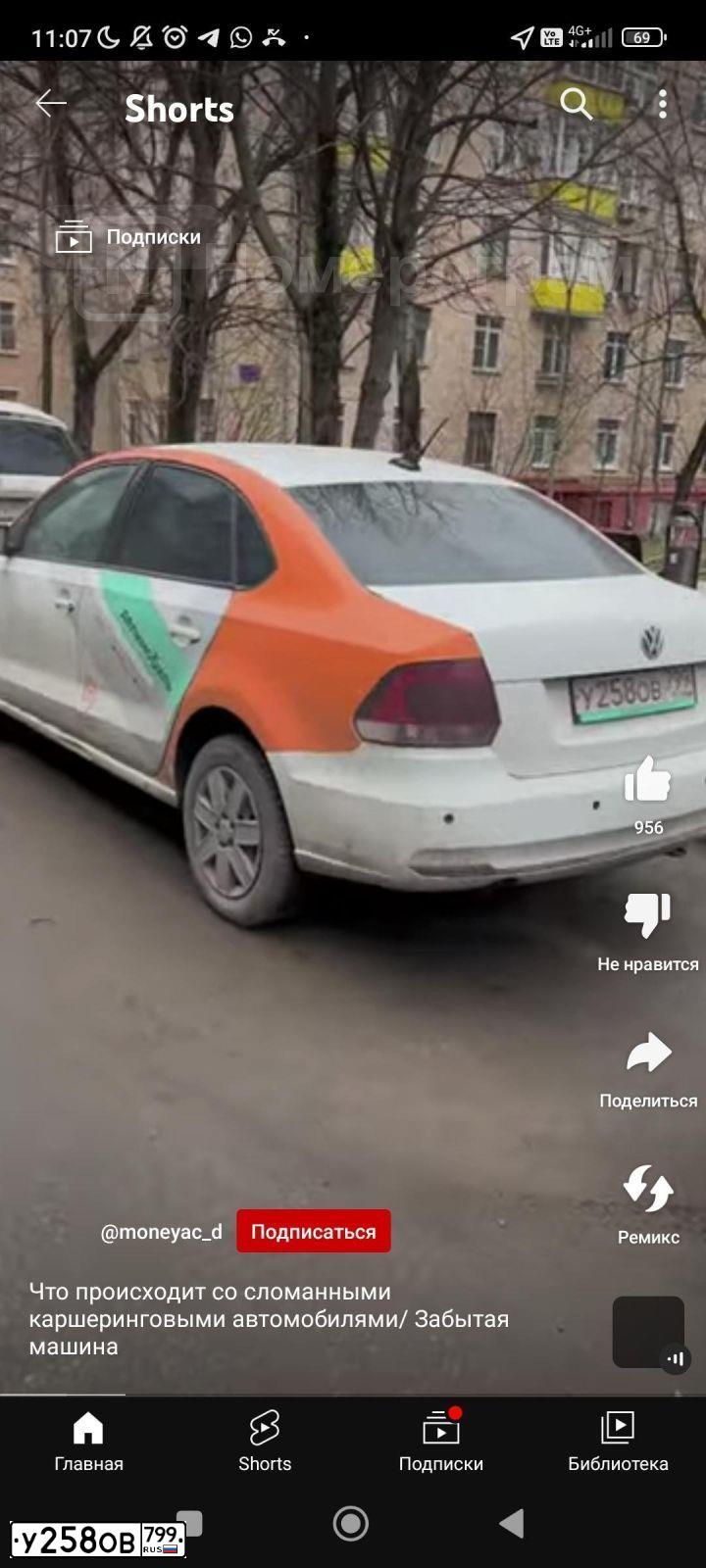 Фото автомобиля VOLKSWAGEN POLO, 2019 — госномер У258ОВ799. Цвет: Белый