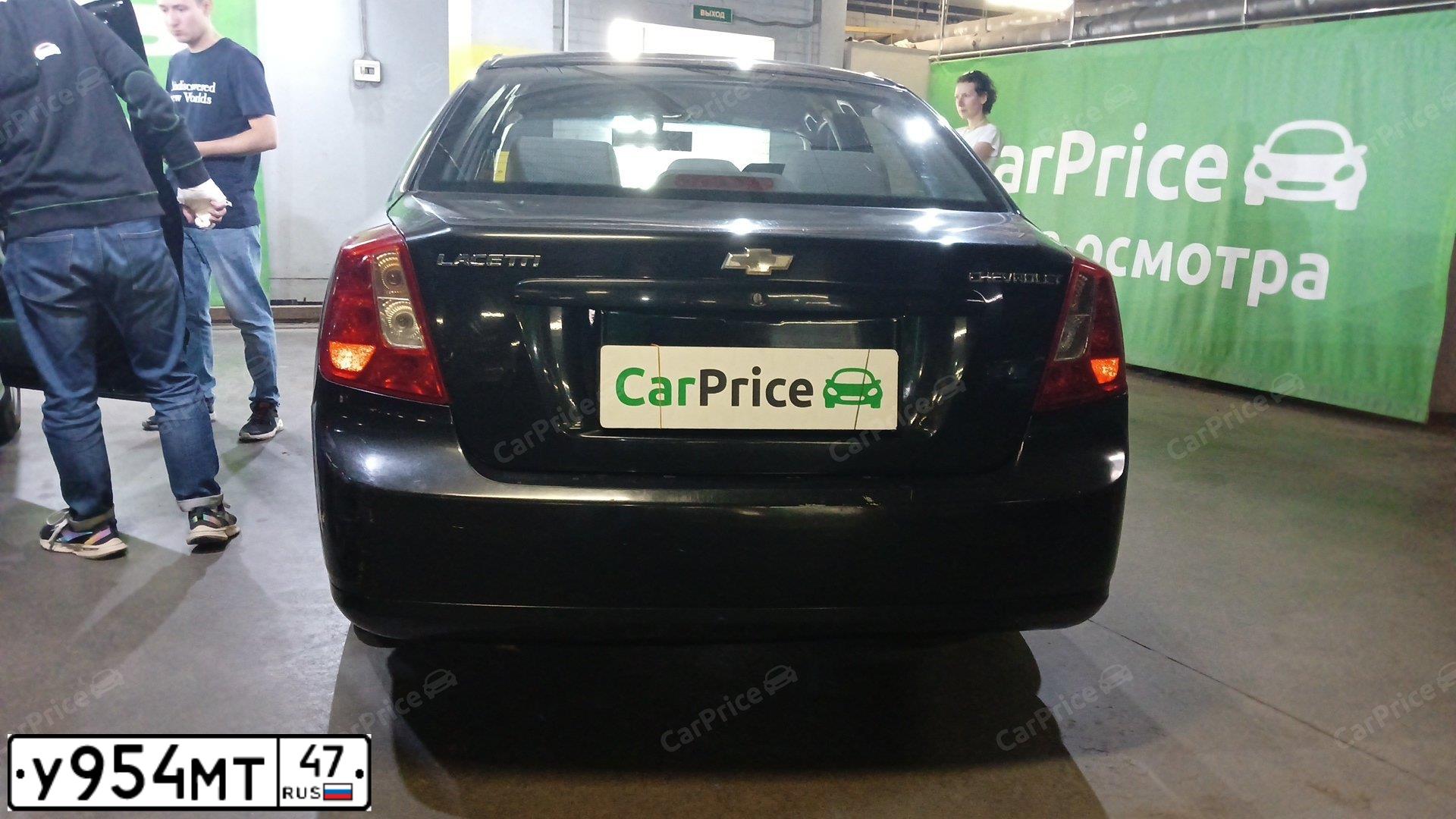 Фото автомобиля CHEVROLET LACETTI, 2009 — госномер У954МТ47. Цвет: ЧЕРНЫЙ