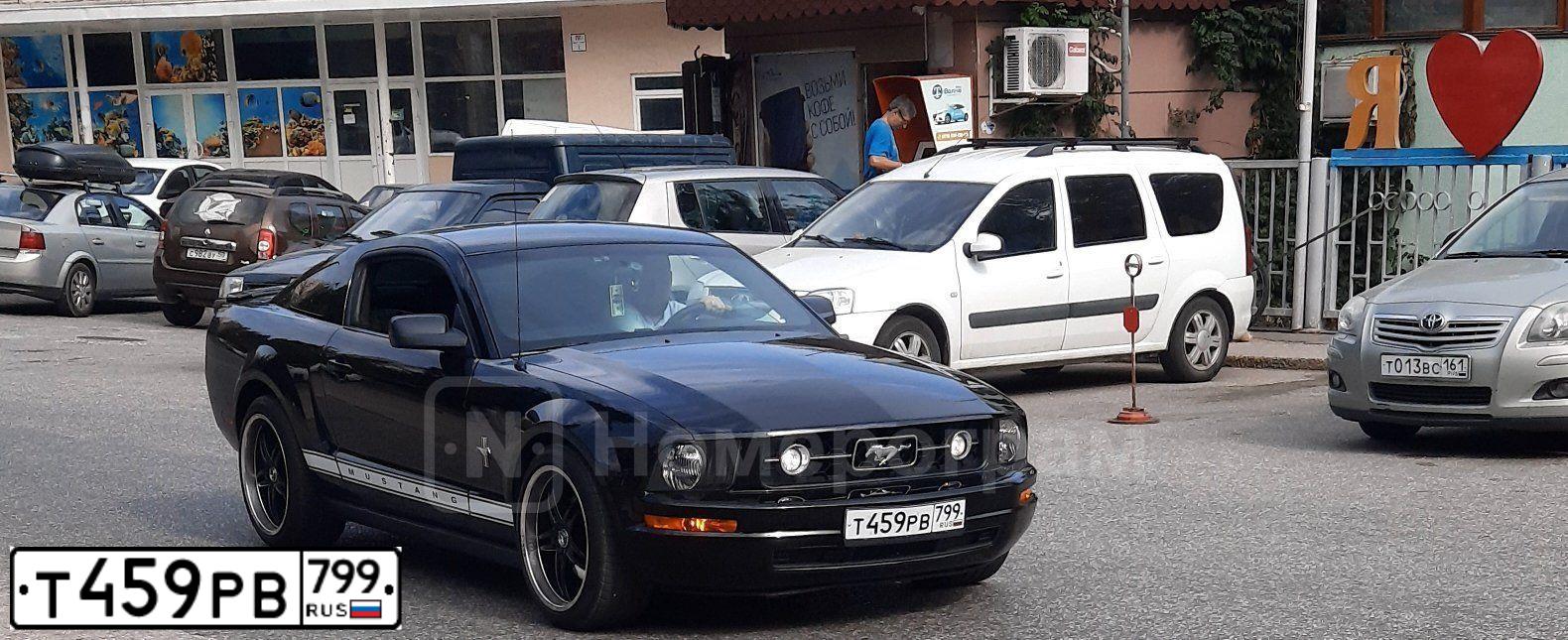 Фото автомобиля FORD MUSTANG, 2007 — госномер Т362СК790. Цвет: ЧЕРНЫЙ