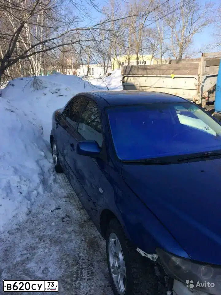 Фото автомобиля MAZDA 6, 2006 — госномер К110ЕУ73. Цвет: синий