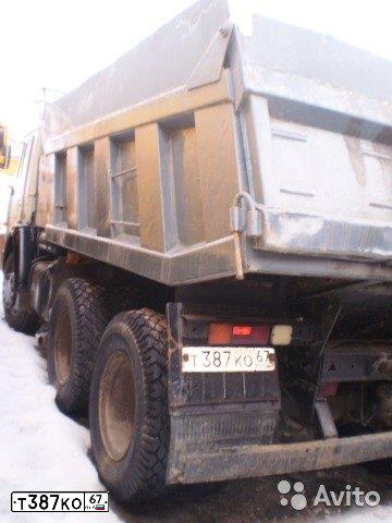 Фото автомобиля KAMAZ 55111 /6X4/, 2002 — госномер А977НО790. Цвет: СЕРЫЙ